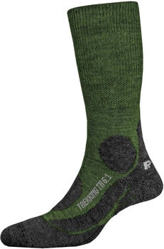 P.A.C. Trekkingsocken Merino Medium TR forest