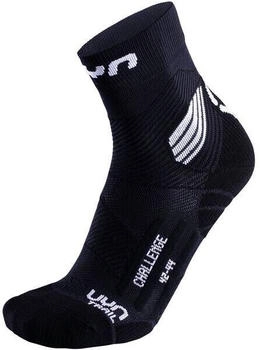UYN Laufsocken Run Trail Challenge schwarz weiß