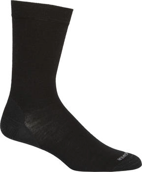 Icebreaker Merino Life Fine Gauge Crew Multifunktionssocken schwarz graumeliert