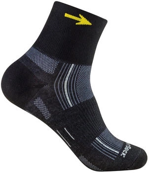 Wrightsock Laufsocke Wandersocke -anti-blasen- schwarz Jakobsweg Pfeilsocke