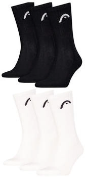 Head Crew Sportsocken 6er Pack schwarz weiß