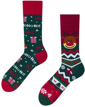 Many Mornings Socken Rudolph grün rot