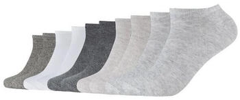 S.Oliver Sneakersocken 10er Pack weiß meliert
