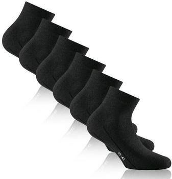 Rohner Sneaker Plus 3er Pack Socken schwarz