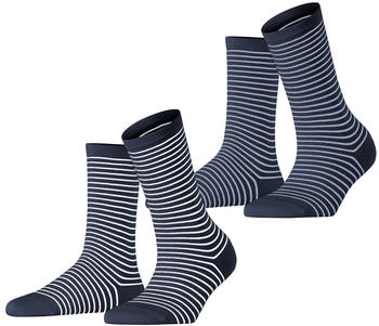 Esprit Fine Line 2-Pack Socken baumwolle bio