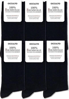 Occulto Baumwollsocken 6er Pack Roland schwarz