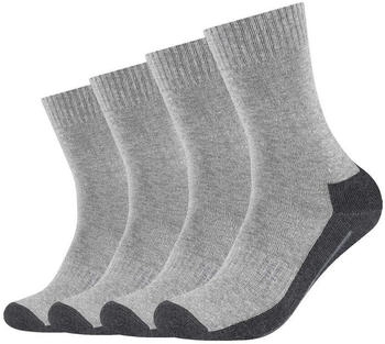 Camano Kurzsocken Pro Tex Function einfarbig grau