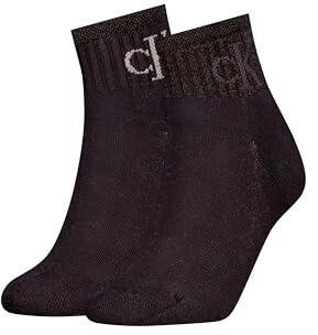 Calvin Klein Quarter Sock schwarz 2er Pack