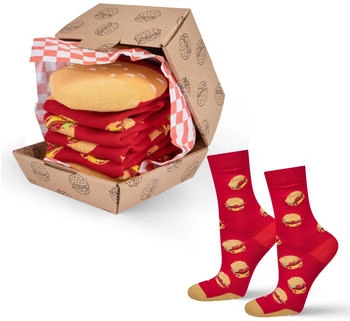 Soxo Socken Hamburgermotiv Mehrfarben