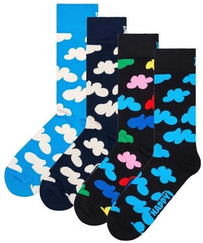 Happy Socks Kurzsocken 4er Pack Cloudy