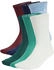 Adidas Socken 'Trefoil' hellblau dunkelblau grün smaragd bordeaux weiß
