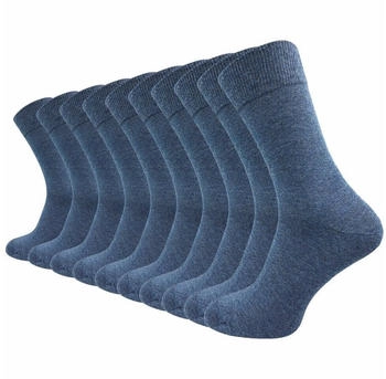 GAWILO Paar Premium Socken ohne drückende Naht jeans melange