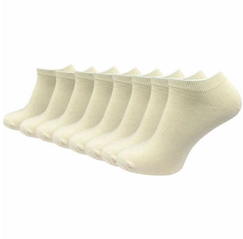 GAWILO Sneaker Socken 100% Baumwolle natur