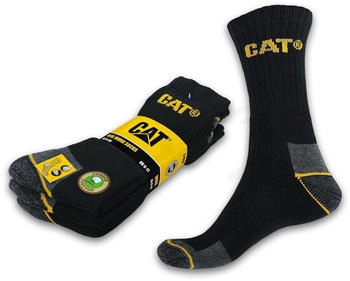 Caterpillar REAL WORK Arbeitssocken schwarz