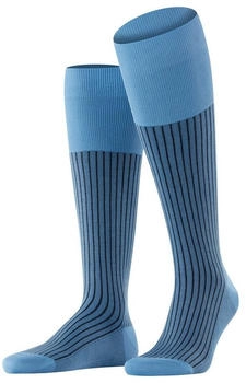 Falke Oxford Stripe Kniestr&uuml;mpfe blau