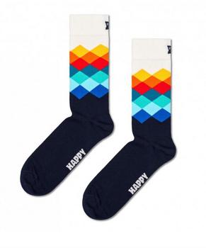 Happy Socks Socken 'FADED DIAMOND' Allover-Muster