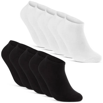 sockenkauf24 Sneaker Socken schwarz weiß grau Baumwolle 16900