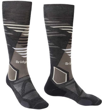Bridgedale Ski Lighweight Merino Performance Socken grau
