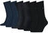 Tommy Hilfiger Socken 6-Paar gekämmte Baumwolle schwarz dunkelgrau navy