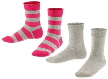 Falke Socken 'Happy' grau pink