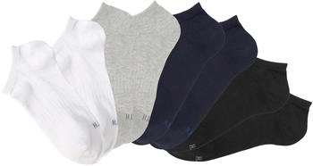 H.I.S Jeans Damen Sneakersocken marine hellgrau schwarz weiß