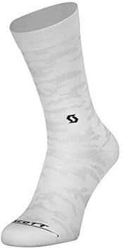 Scott Sock Trail Camo Crew weiß schwarz