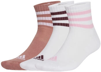 Adidas 3er Pack Cushioned Sportswear Mid-Cut Sportsocken JG3700 wei&szlig; warm clay