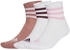 Adidas 3-Stripes Cushioned Sportswear Mid-Cut Socks 3 Pairs