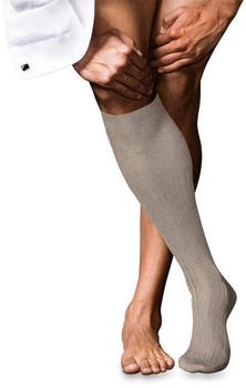 Falke Kniestr&uuml;mpfe No Pure Fil d'&Eacute;cosse wheat mel
