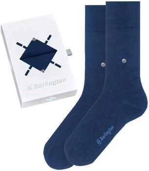 Burlington Basic Gift Box Socken marine