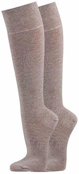 TippTexx 24 Kniestrümpfe Antiloch-Garantie ohne Gummidruck unisex