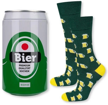 Soxo Herrensocken Motiv BIER der Dose
