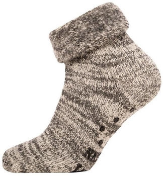HomeOfSocks Socken 63% Wolle ABS extra warm Frottee anthra