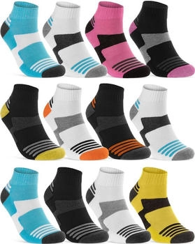sockenkauf24 Sneaker Socken Damen baumwolle verstärkte Frotteesohle 36850