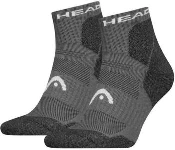 Head Hiking All Climates Quarter Wander Outdoor Socken 2P grau