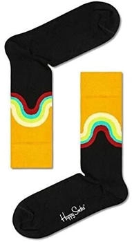 Happy Socks Jumbo Wave Sock schwarz bunt