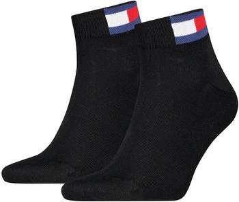 Tommy Hilfiger Unisex Quarter Socken schwarz