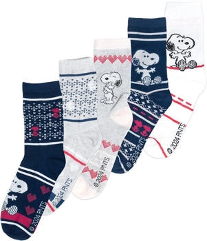 United Labels The Peanuts Snoopy Socken Norweger Strümpfe 5er Pack