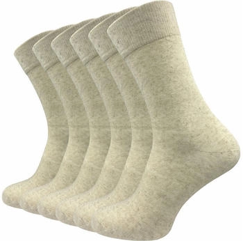 GAWILO Leinen Socken natur