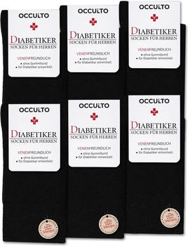 Occulto Diabetikersocken Herren ohne Naht 6er Pack Oliver