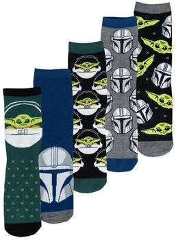 United Labels Socken Star Wars The Mandalorian Sneaker Strümpfe 5er Pack
