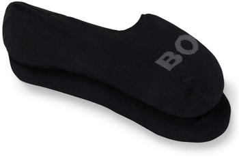Hugo Boss Füßlinge Logo-Details im Zweier-Pack 50516402 schwarz