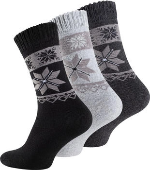 Cotton Prime Frottee-Socken Paar Eiskristallmuster
