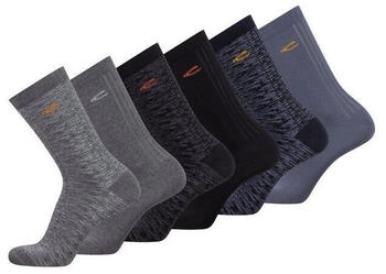 Camel Active Freizeitsocken im 6er-Pack Logoprägung
