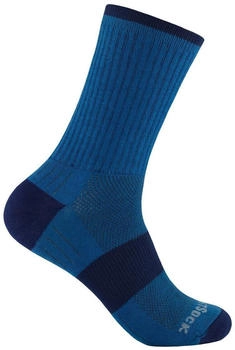 Wrightsock Profi Laufsocke Wandersocke anti-blasen-system lange azur blau