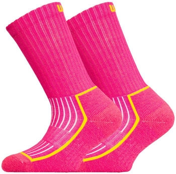 UphillSport Wander-Socke SAANA JR 2er Pack rosa