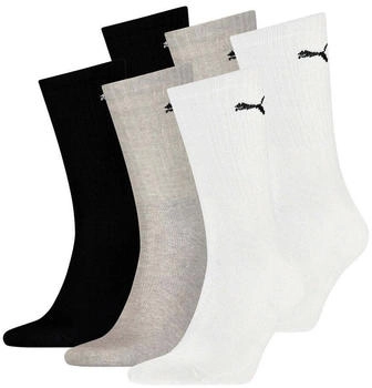 Puma Socken 6er Pack Stretch bunt grau