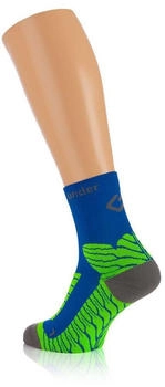 Underpressure halbhohe Socken Kompression blau schwarz