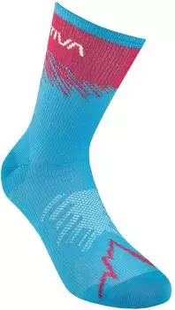 La Sportiva Socken Malibu-blau hibiskus