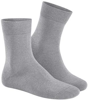 Hudson Socken Relax Cotton weich silber 0525